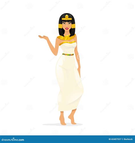 Egypt Queen Cleopatra Stock Vector Illustration Of Design 65407557