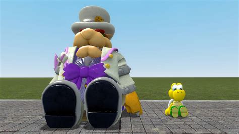 Wedding Bowser And Koopa Troopa Looking At Feet By Picklenick95 On