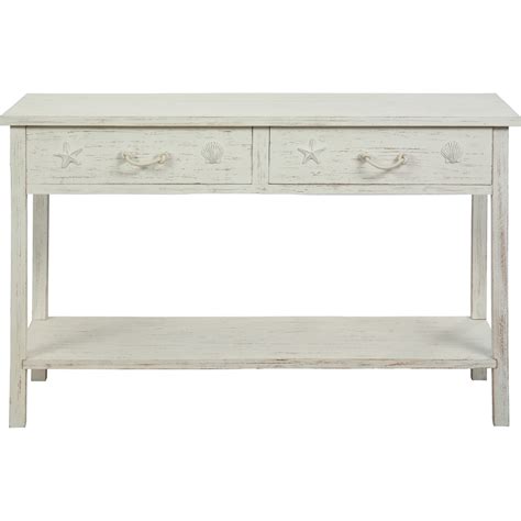 Coast To Coast Accents Sanibel Two Drawer Console Table Living Room