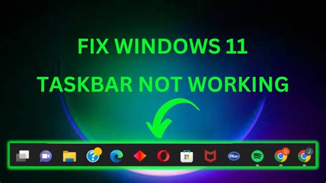How To Fix Taskbar Not Working In Windows 11 Taskbar Not Showing