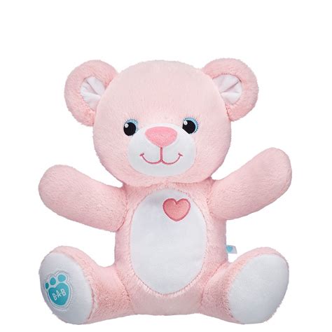 Online Exclusive 10in Pre Stuffed Baby Girl Bear