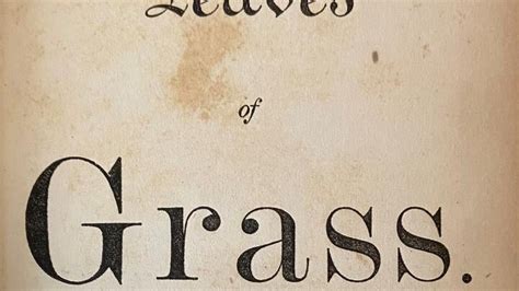 leaves of grass [1856] usc libraries