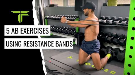 AB EXERCISES YOU CAN DO JUST USING RESISTANCE BANDS YouTube