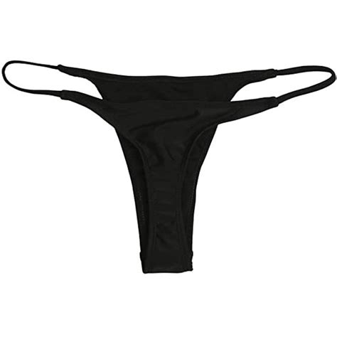 Fashion Bikini Thong Bottom Brazilian V Cheeky Thong Swimwear G String Panties