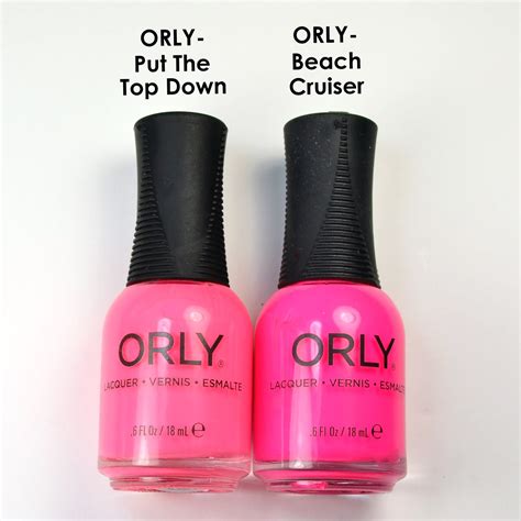 Go Polished Orly Pch Summer 2016 Comparisons