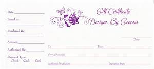 Beauty Gift Certificate Template Free Images Templates