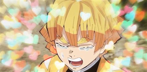Zenitsu Agatsuma From Kimetsu No Yaiba Naruto Gaara Heart Meme Anime