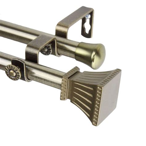 Also available 1 inch side rod. Rod Desyne 120 in. - 170 in. Double Telescoping Curtain ...