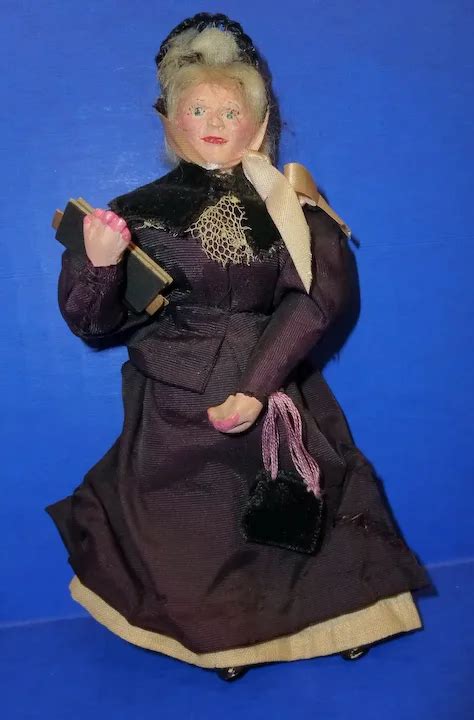 6 Older Lady Dollhouse Doll Ruby Lane