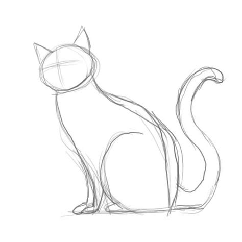 How to draw a cat easy and step by step. 20 Adorable Tutorials On How To Draw a Cat - The Things to ...