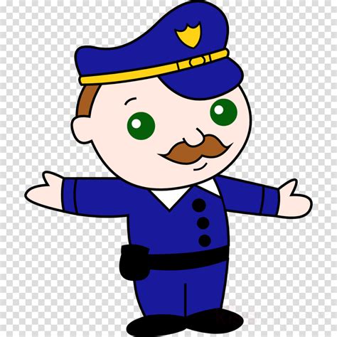 Download Police Man Clip Art Clipart Police Officer Policeman Cartoon