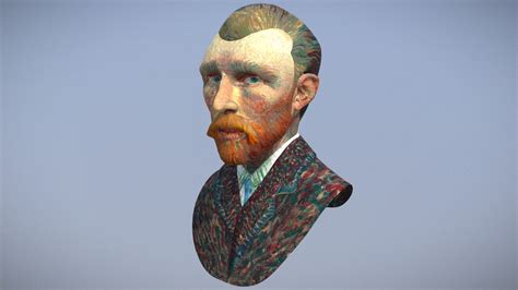 Vincent Van Gogh Portrait 3d Model By Bravepixel 018d11b Sketchfab