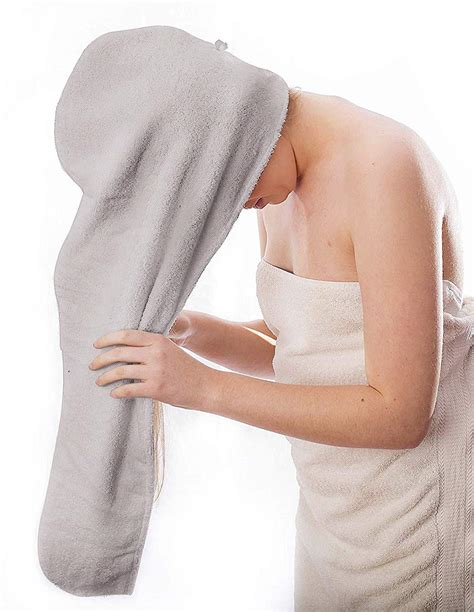 Aspen5 Huge Cotton Hair Towel Wraps For Women Super