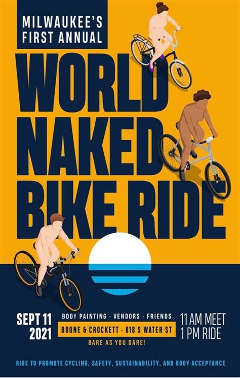 Milwaukee To Hold Its First World Naked Bike Ride On Sept 11
