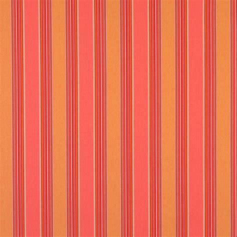 B490 Orange Striped Solution Dyed Acrylic Outdoor Fabric By The Yard