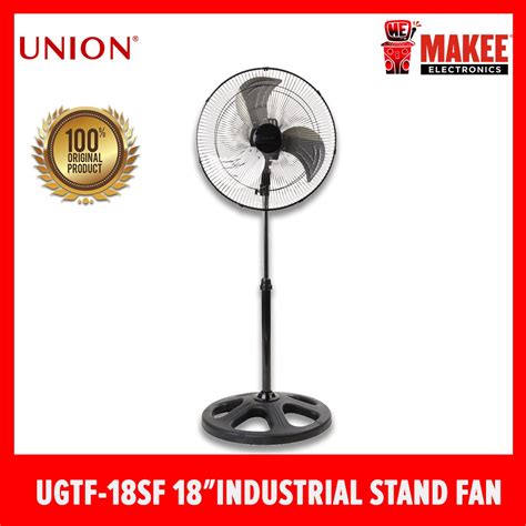Union 18 Stainless Stand Fan Ugtf 18sf Stainlessblack Shopee