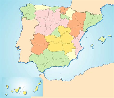 Salamanca España Mapa Politico Idea Sala De Estar