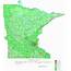Minnesota Contour Map