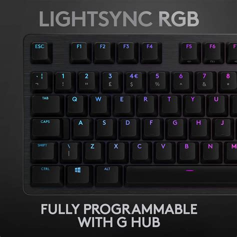 Logitech G512 Mechanical Gaming Keyboard Rgb Lightsync Backlit Keys