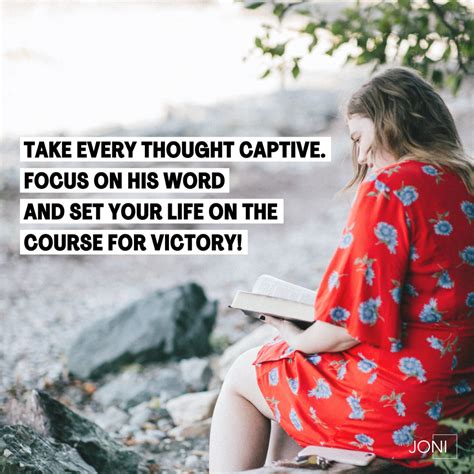 Take Every Thought Captive Focus On His Word And Set Your Life On The