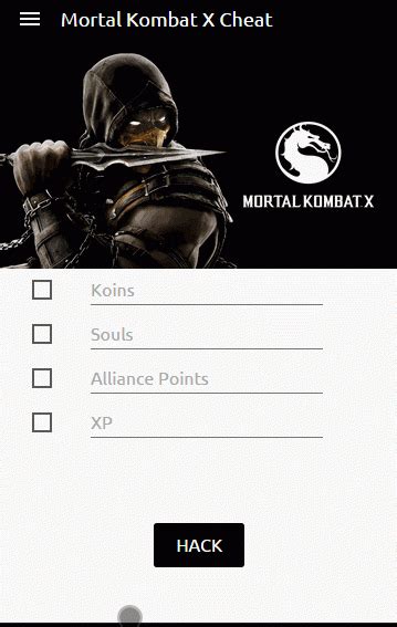 Mortal Kombat X Cheats Hack Mortal Kombat Mortal Kombat X Cheating