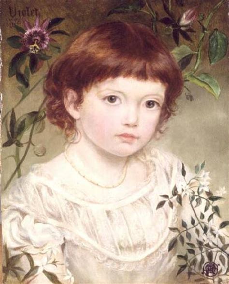 Violet Portrait Of A Girl Emma Sandys En Reproduction Imprimée Ou