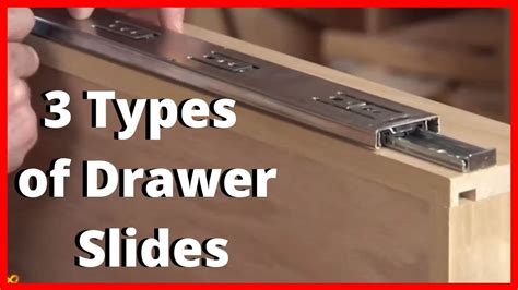 💎 How To Install 3 Types Of Drawer Slides In Cabinets Step By Step
