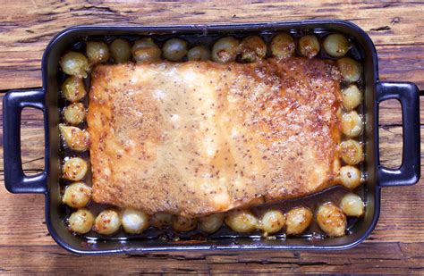 Salmon With Brown Sugar And Mustard Glaze — Sweet • Sour • Savory