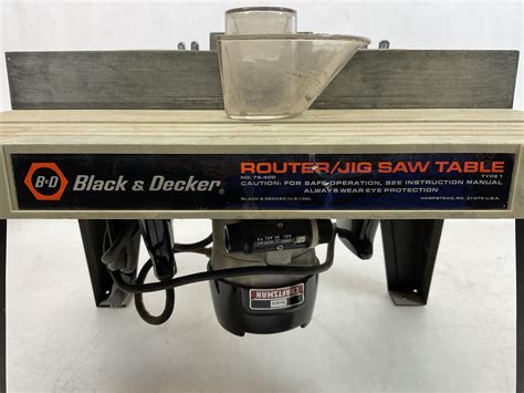 Lot Black And Decker Router Jig Saw Table
