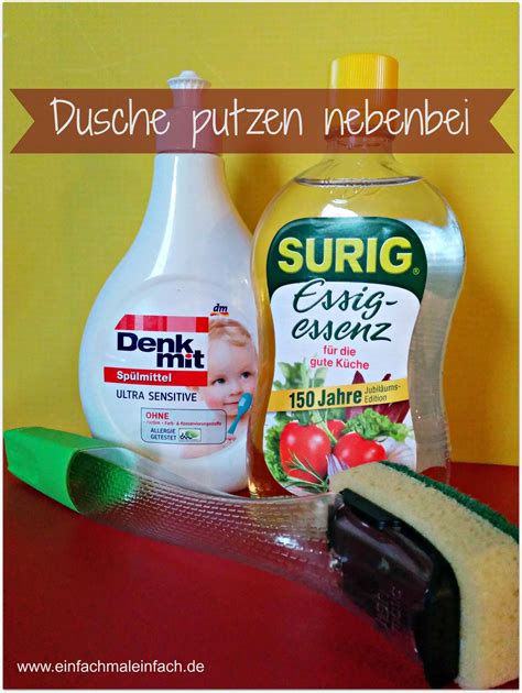 Dazu gehört vor allem die regelmäßige reinigung. Dusche putzen ganz nebenbei | Saubere dusche, Putzmittel ...