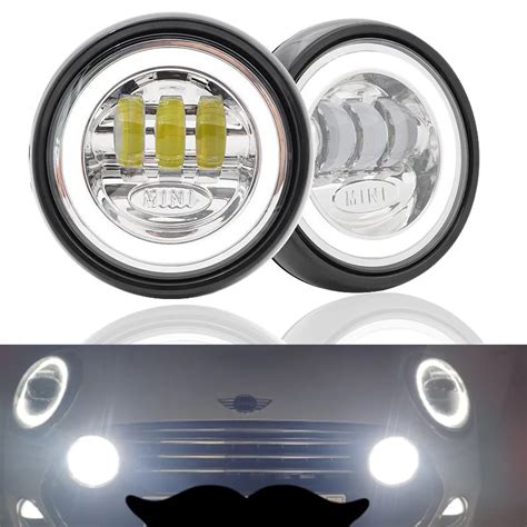 Angel Eyes Led Rally Driving Light Front Bumper Lamp For Mini Cooper
