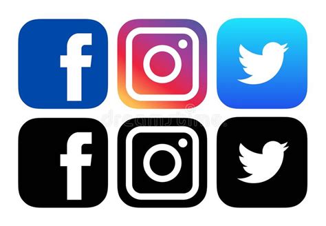 Srilanka19february2020 Set Of Popular Social Media Logos Instagram