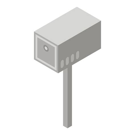 Home Steel Mailbox Icon Isometric Style 15381249 Vector Art At Vecteezy
