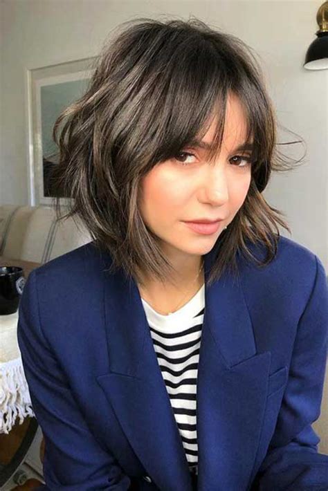 28 Best Short Haircuts With Curtain Bangs Short