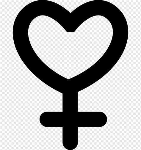 Gender Symbol Venus Female Sign Venus Love Heart Venus Png Pngwing