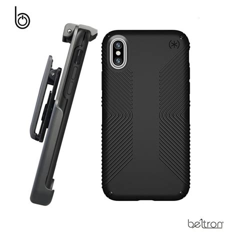 Beltron Belt Clip Holster For Speck Presidio Grip Case Apple Iphone X