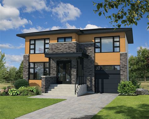 We will be posting latest house plans on regular basis. Narrow Lot Contemporary House Plan - 80807PM | Architectural Designs - House Plans