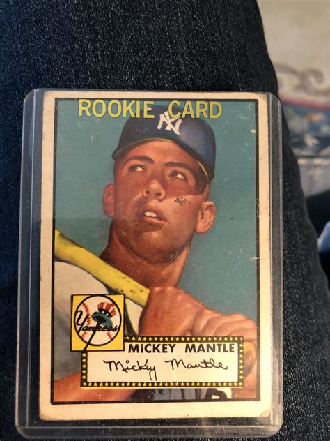 Seashellsandcards 4.5 out of 5 stars (92) One of my grandfathers three 1952 Mickey Mantle rookie ...