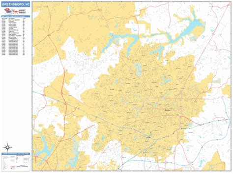 Greensboro Nc Zip Codes Map Maping Resources