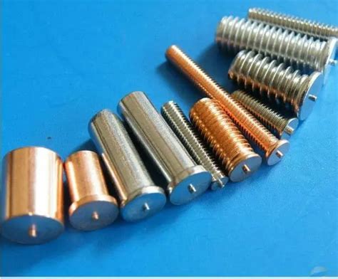 M6 M5 M8 Copper Plated Weld Threaded Stud Female And Male Thread Buy