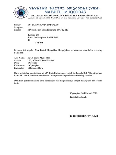 Maybe you would like to learn more about one of these? Contoh Kop Surat Bank Bri - Contoh Kop Surat