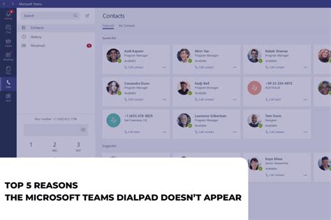 What Do I Do When The Microsoft Teams Dialpad Is Missing
