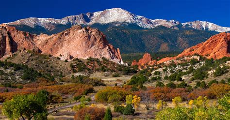 Purple Mountain Majesty Beautiful Views Of Colorados Pikes Peak