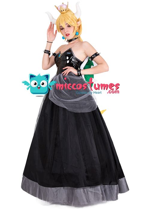 Bowsette Princess Bowser Kuppa Hime Cosplay Dress With Horn And Turtle Shell Cosplay Shop