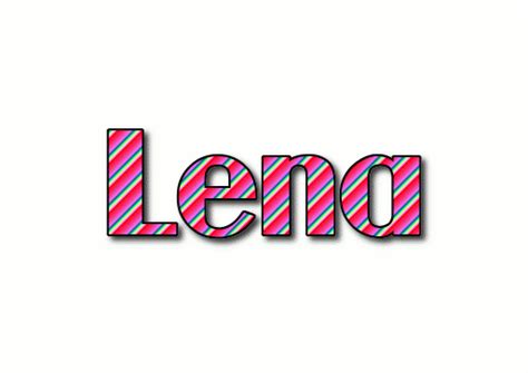 lena Лого Бесплатный инструмент для дизайна имени от flaming text