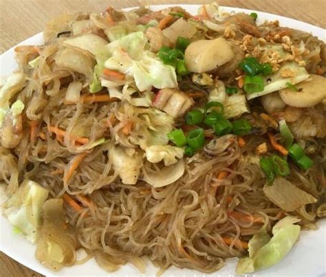 Filipino Pansit Bihon Rice Noodle Recipe Delishably