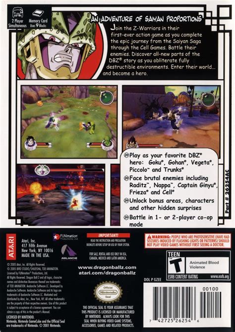 Action, beat em up game release date Dragon Ball Z Sagas Gamecube - RetroGameAge