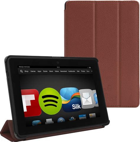 Kindle Fire Hdx 7 Smart Case Cover Brown Electronics