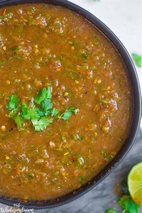 The Best Homemade Salsa Youll Ever Eat Wholesomelicious Recipe