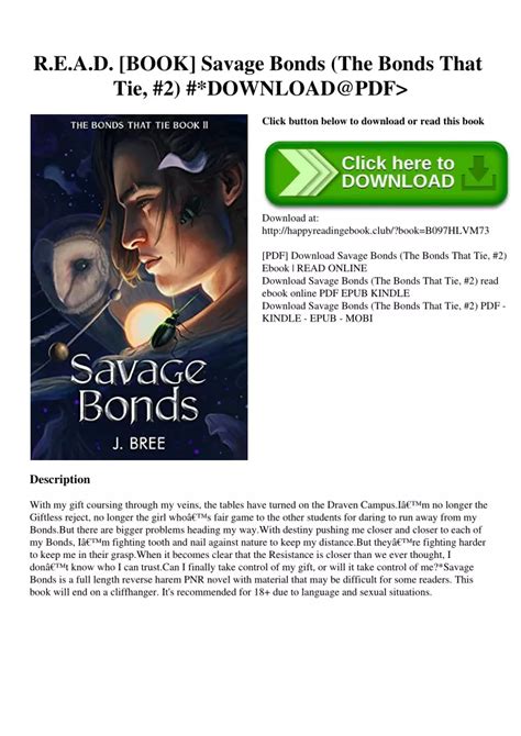 Ppt Read Book Savage Bonds The Bonds That Tie 2 Download